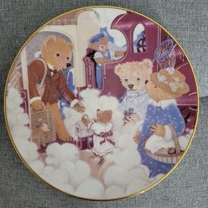 Oscar And Bertie's Edwardian Holiday "All Aboard" Plate Limited Edition Signed